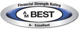 This company was issued a secure rating by the A.M. Best Company, click for additional details